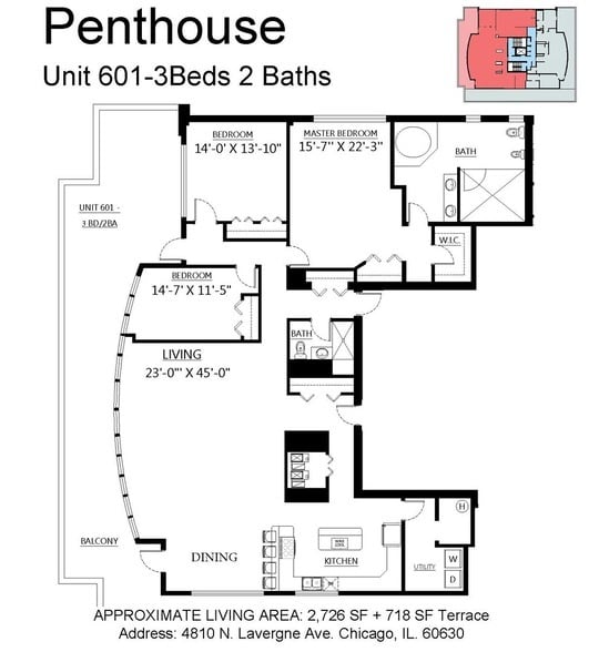 4810 N Lavergne Ave, Unit PENTHOUSE in Chicago, IL - Building Photo - Building Photo