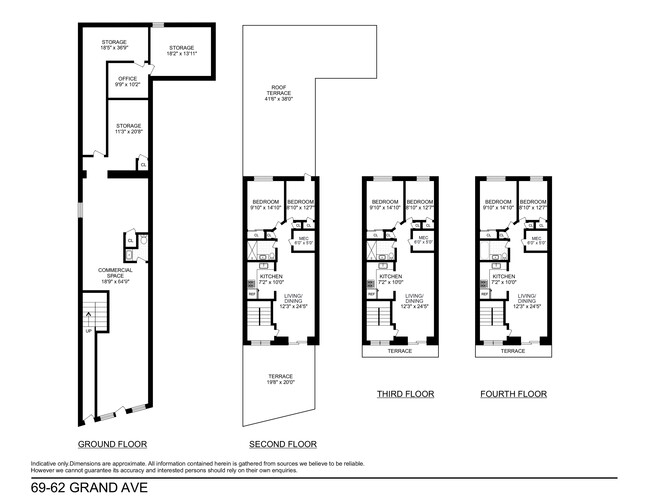 6962 Grand Ave in Maspeth, NY - Foto de edificio - Floor Plan