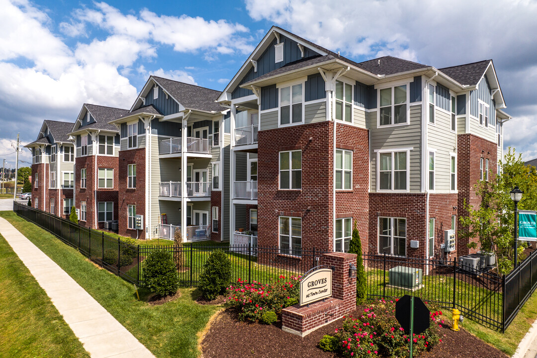The Groves at Town Center in Fletcher, NC - Building Photo
