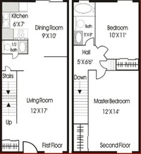 Hoover Garden Apartments in Newark, OH - Building Photo - Floor Plan