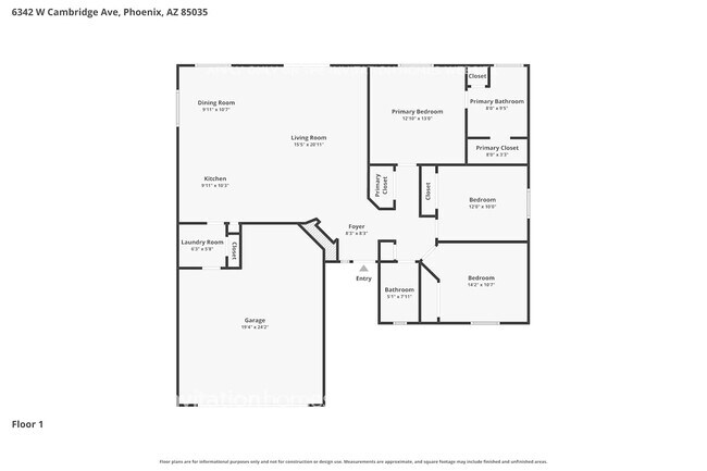 6342 W Cambridge Ave in Phoenix, AZ - Foto de edificio - Building Photo