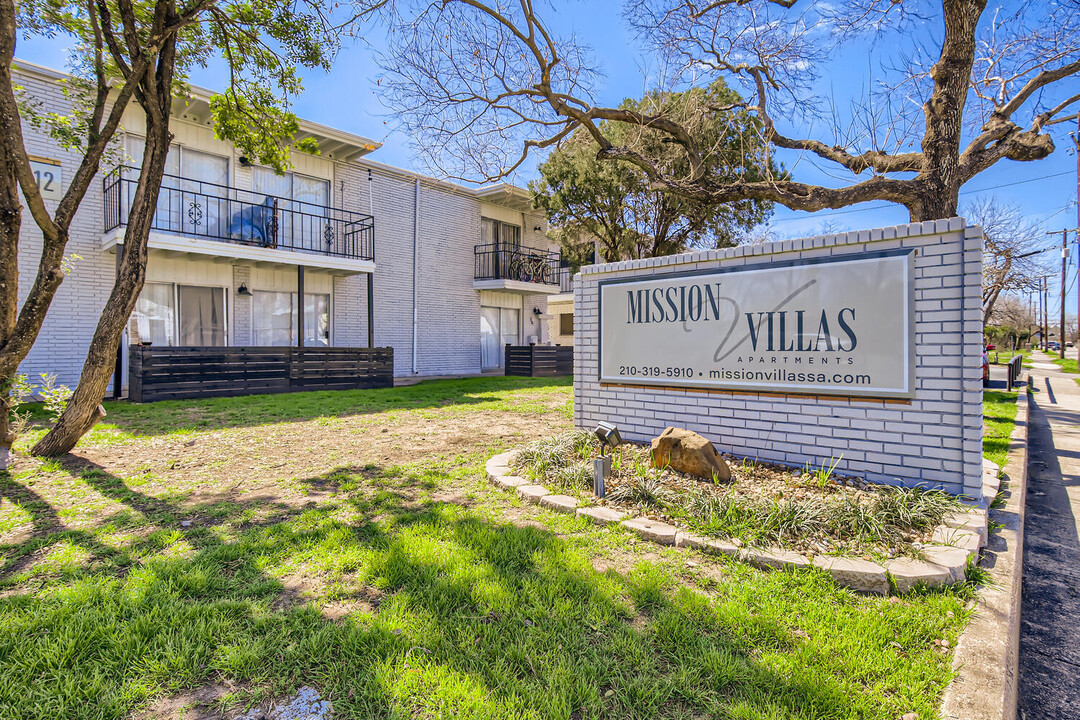 Mission Villas in San Antonio, TX - Foto de edificio