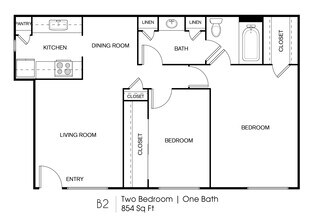 Westwood Park Apartments in Alvin, TX - Foto de edificio - Floor Plan