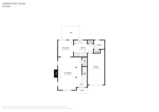 1408 Besor Pl NW in Concord, NC - Building Photo - Building Photo