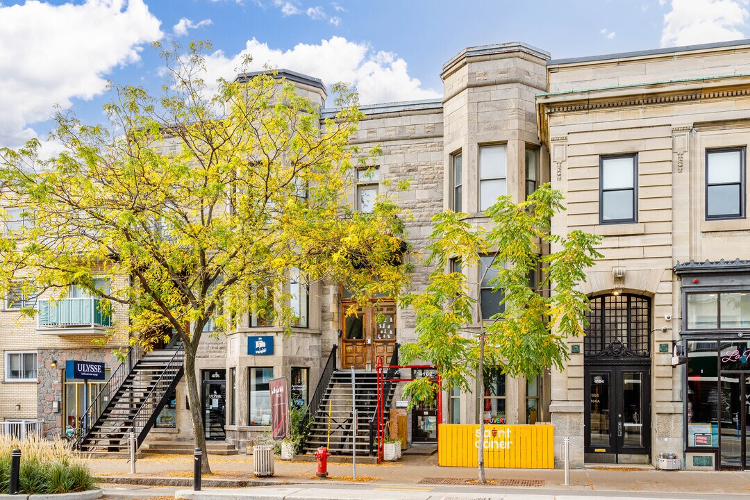 4176 Saint-Denis Rue in Montréal, QC - Building Photo