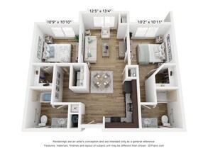 Shoreline Villas - 62+ in Fort Walton Beach, FL - Building Photo - Floor Plan