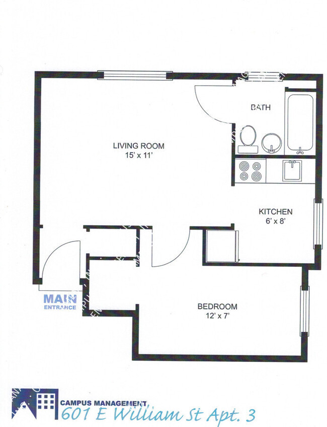 property at 601 E William St