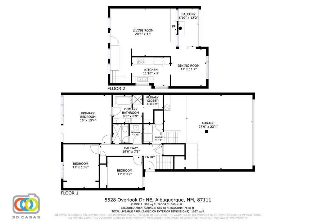 5528 Overlook Dr NE in Albuquerque, NM - Foto de edificio