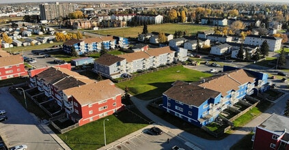 The Courtyards Apartments in Grande Prairie, AB - Building Photo - Building Photo