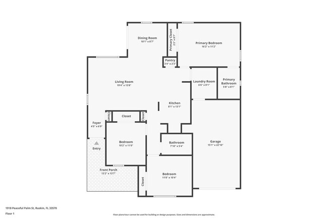 1918 Peaceful Palm St in Ruskin, FL - Building Photo - Building Photo