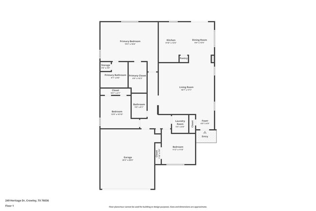 249 Heritage Dr, Unit 9 in Crowley, TX - Foto de edificio - Building Photo