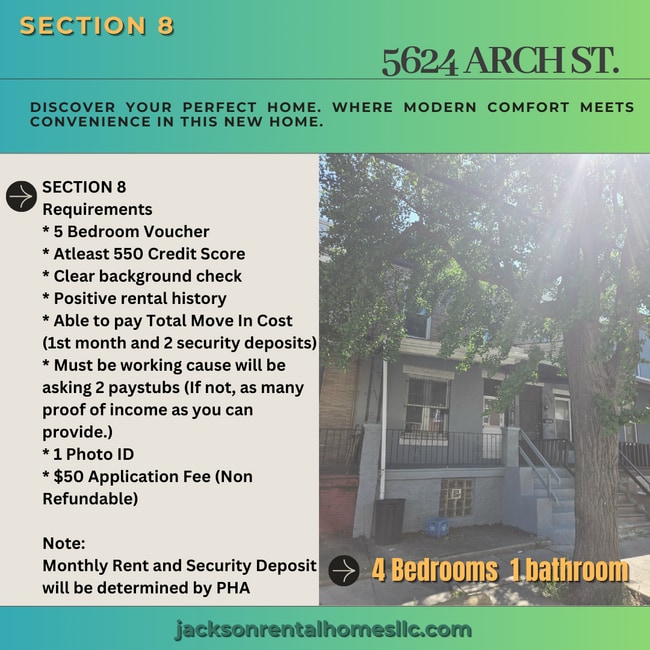 property at 5624 Arch St