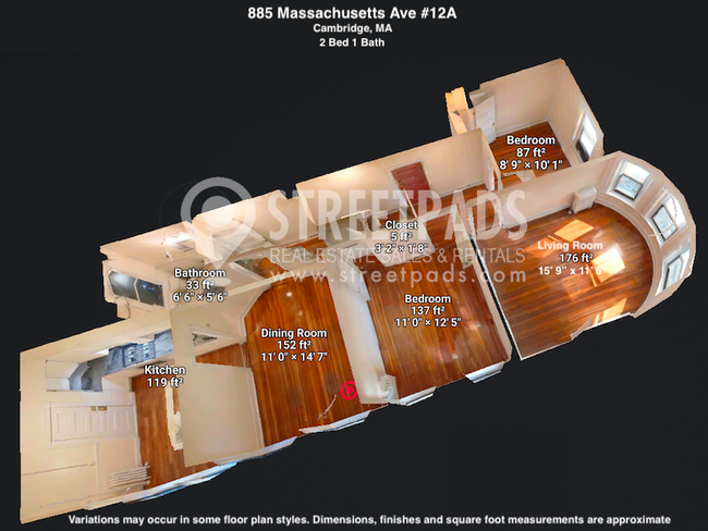 property at 885 Massachusetts Ave