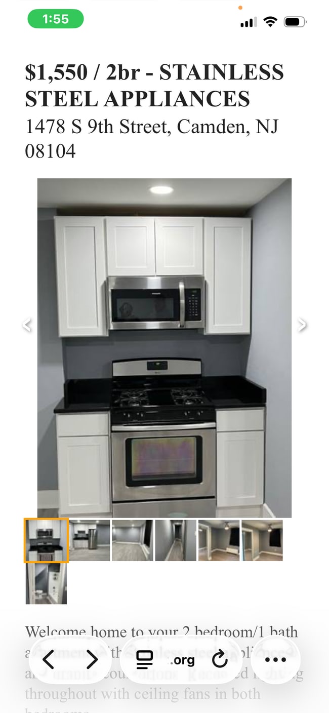 1478 S 9th St, Unit 2 Bedroom 1 Bath in Camden, NJ - Foto de edificio - Building Photo