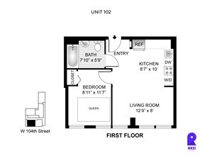 63 W 104th St-Unit -102 in New York, NY - Foto de edificio - Building Photo