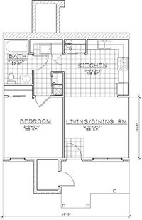 1BR/1BA - 2 bedrooms from $596 to $654 - Crossroads Meadow Apartments in Ebensburg, Pennsylvania