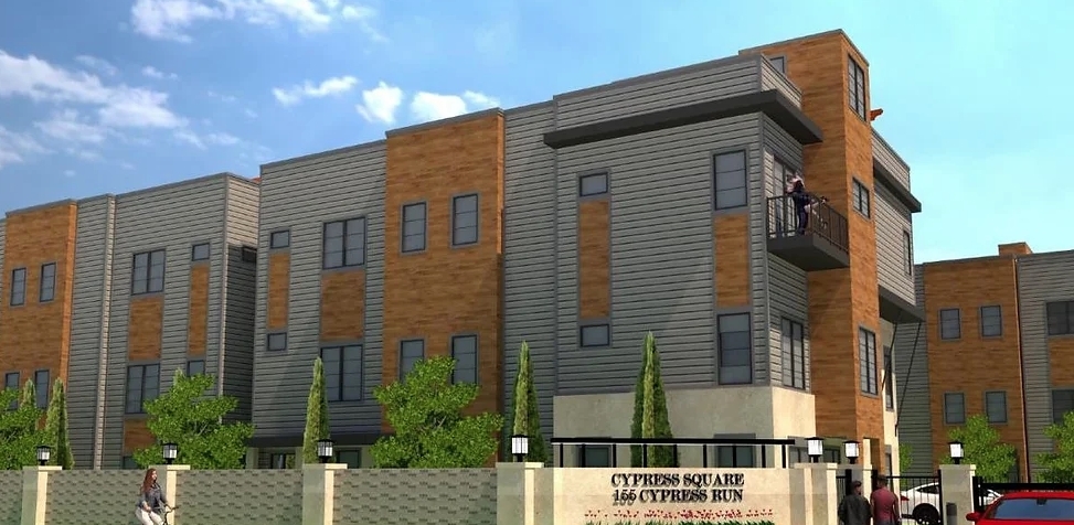 Cypress Square Townhomes in Houston, TX - Building Photo