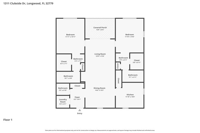1311 Clubside Dr in Longwood, FL - Foto de edificio - Building Photo