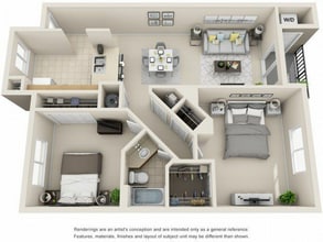 Sunny Lake Apartments in Lauderhill, FL - Foto de edificio - Floor Plan
