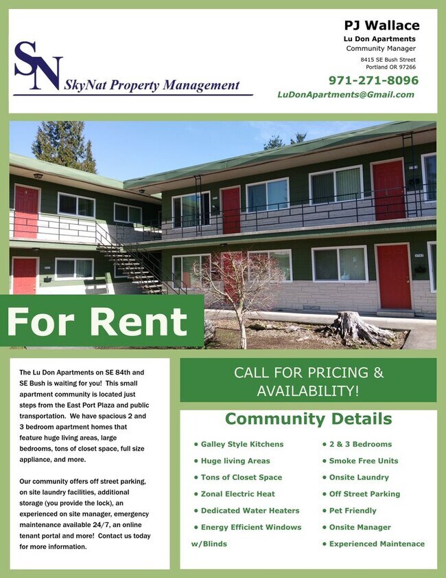 property at 8427 SE Bush St