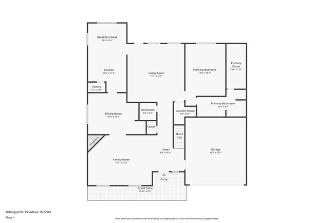 6026 Egypt Dr in Pasadena, TX - Foto de edificio - Building Photo