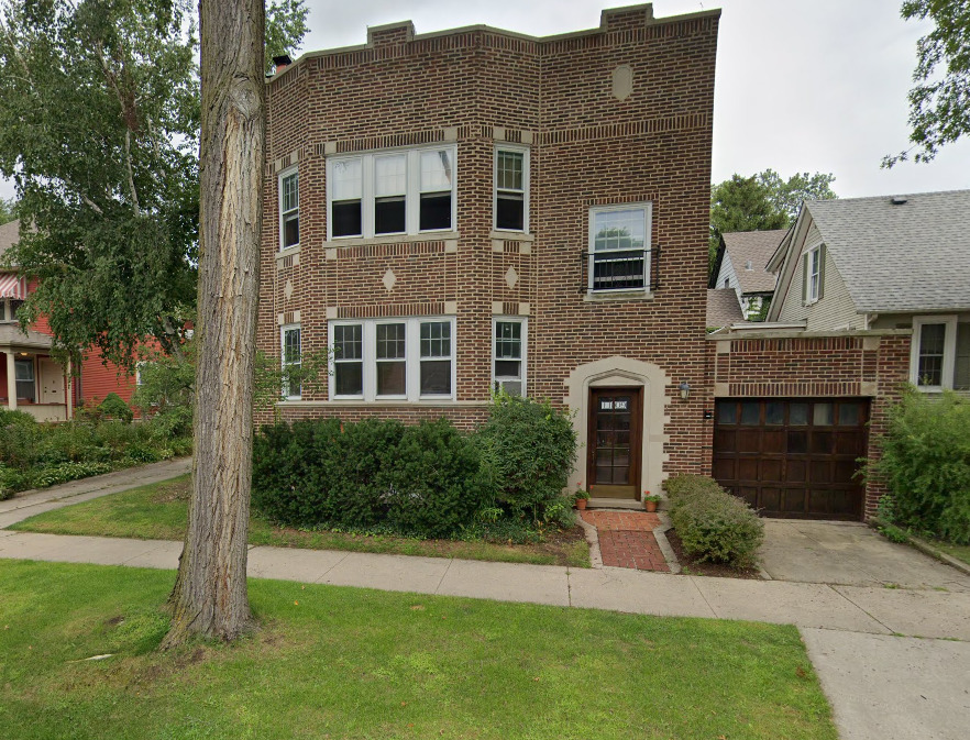 1109 Wesley Ave in Evanston, IL - Foto de edificio