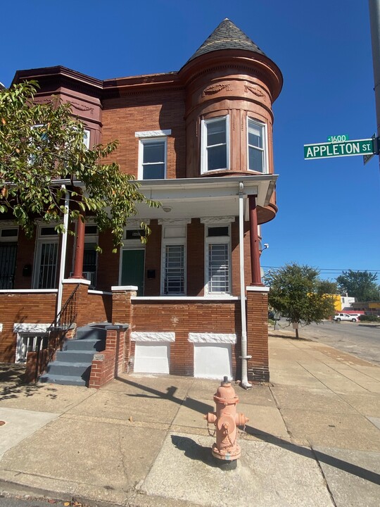 1601 Appleton St in Baltimore, MD - Building Photo