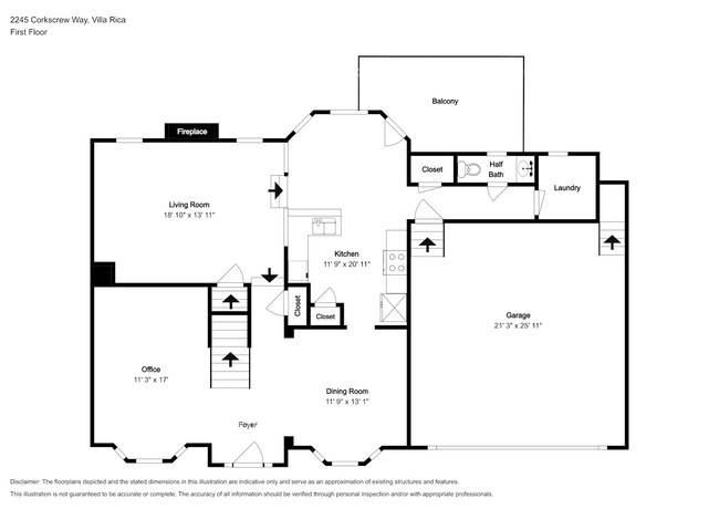 2245 Corkscrew Way in Villa Rica, GA - Foto de edificio - Building Photo