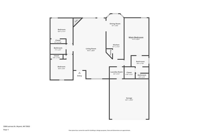 3308 Lacross Dr in Bryant, AR - Foto de edificio - Building Photo