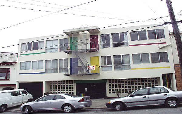 1338 Baker St in San Francisco, CA - Foto de edificio