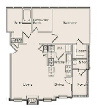 Ridgecrest Apartments in Memphis, TN - Foto de edificio - Floor Plan