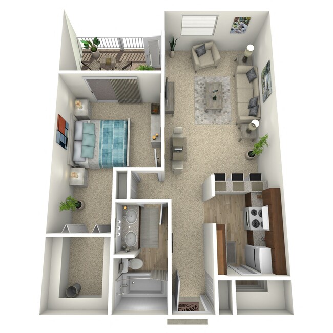 Carondelet Apartments in Tucson, AZ - Building Photo - Floor Plan