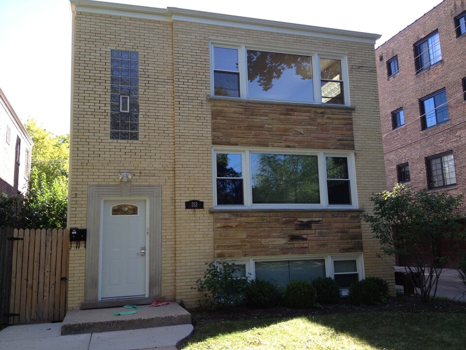 313 Custer Ave, Unit 2 in Evanston, IL - Foto de edificio
