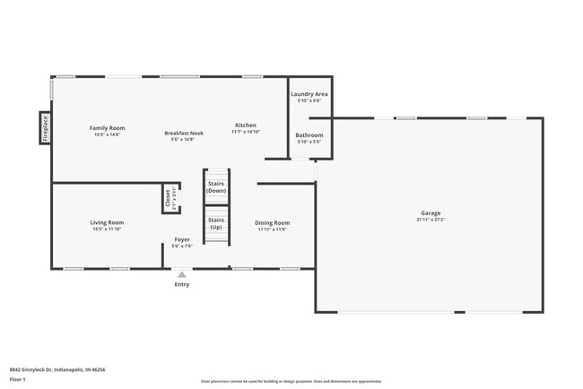 8842 Ginnylock Dr in Indianapolis, IN - Building Photo - Building Photo