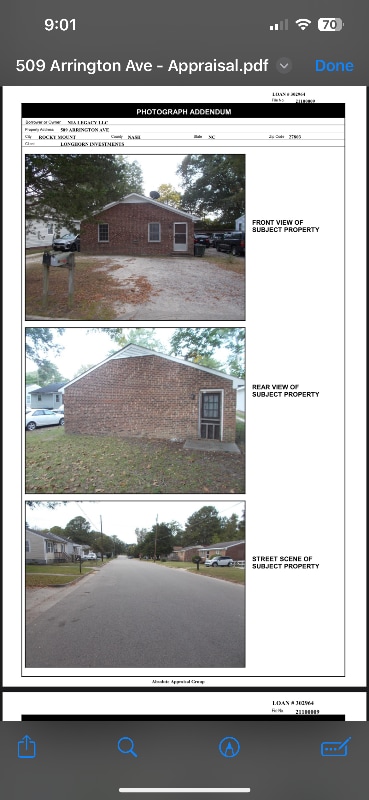 509 Arrington Ave in Rocky Mount, NC - Foto de edificio - Building Photo