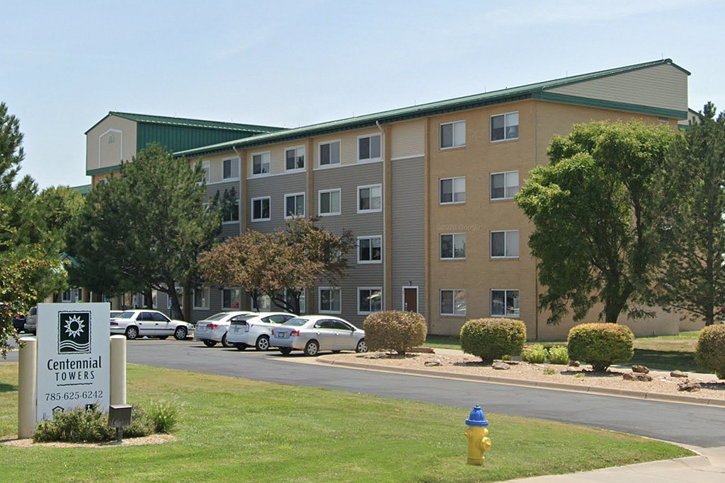 Centennial Towers - 55+ Affordable Community in Hays, KS - Building Photo