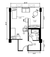 Morgens Hall in Cincinnati, OH - Foto de edificio - Floor Plan