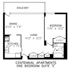 Centennial Apartments in Mississauga, ON - Building Photo - Floor Plan