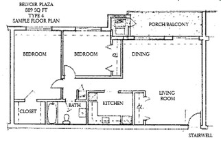 Belvoir Plaza Apartments in Alexandria, VA - Building Photo - Floor Plan