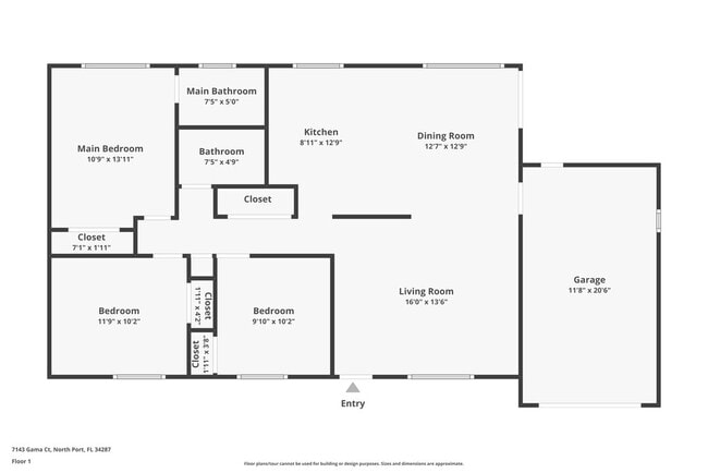 7143 Gama Ct in North Port, FL - Foto de edificio - Building Photo