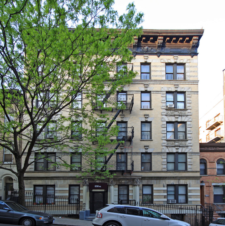 636 W 138th St in New York, NY - Building Photo