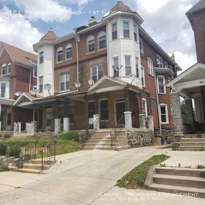 821 Wynnewood Rd-Unit -1st Floor in Philadelphia, PA - Foto de edificio