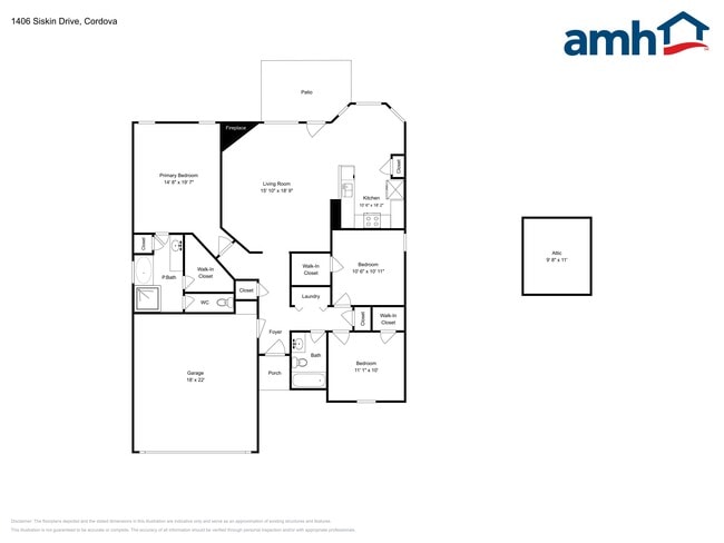 1406 Siskin Dr in Cordova, TN - Foto de edificio - Building Photo
