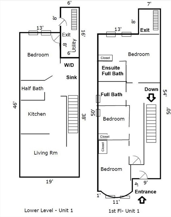 181 Northampton St, Unit 1F in Boston, MA - Building Photo