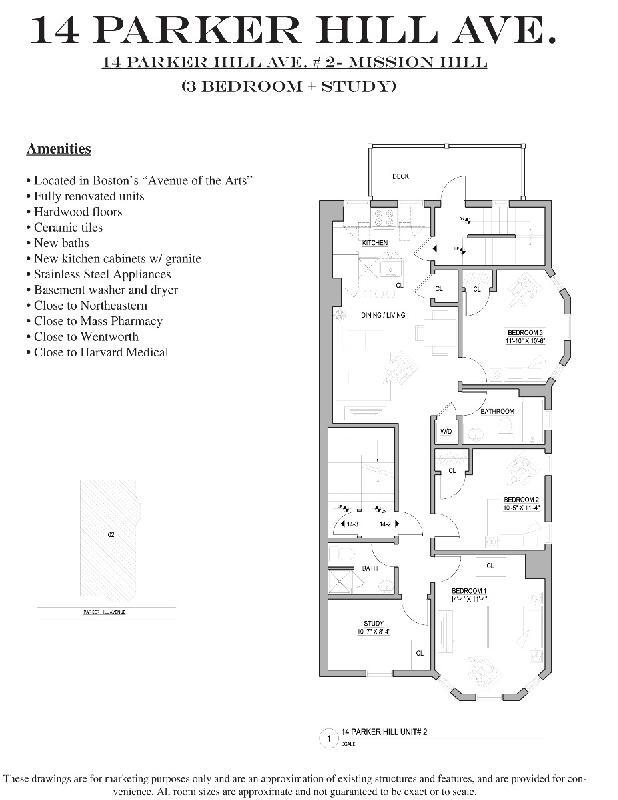 14 Parker Hill Ave, Unit 1 in Boston, MA - Building Photo - Building Photo