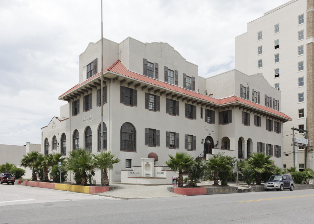 Jackson Square in Galveston, TX - Building Photo