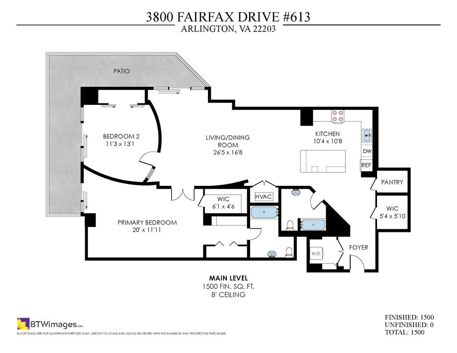 3800 Fairfax Dr, Unit #613 in Arlington, VA - Foto de edificio