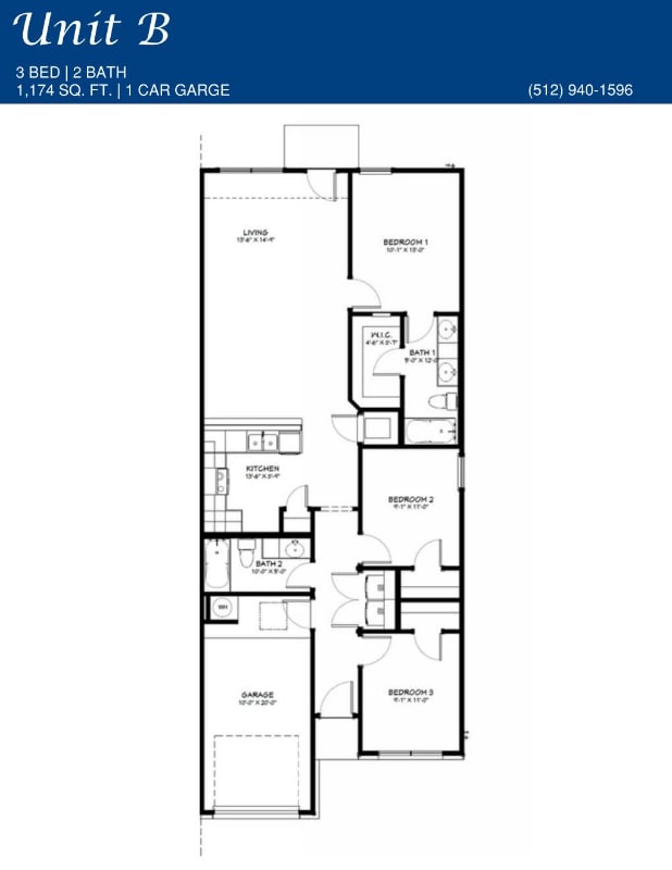 2931 Wildcat Rdg Rd, Unit B in Temple, TX - Foto de edificio - Building Photo