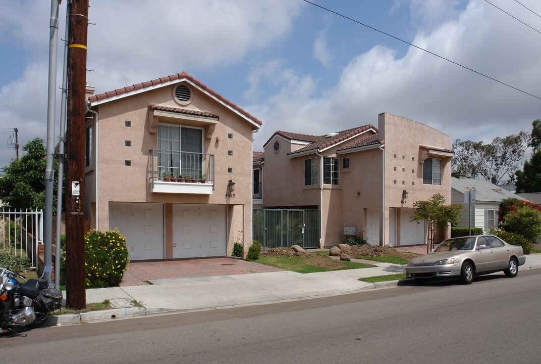 4343 Florida St in San Diego, CA - Foto de edificio