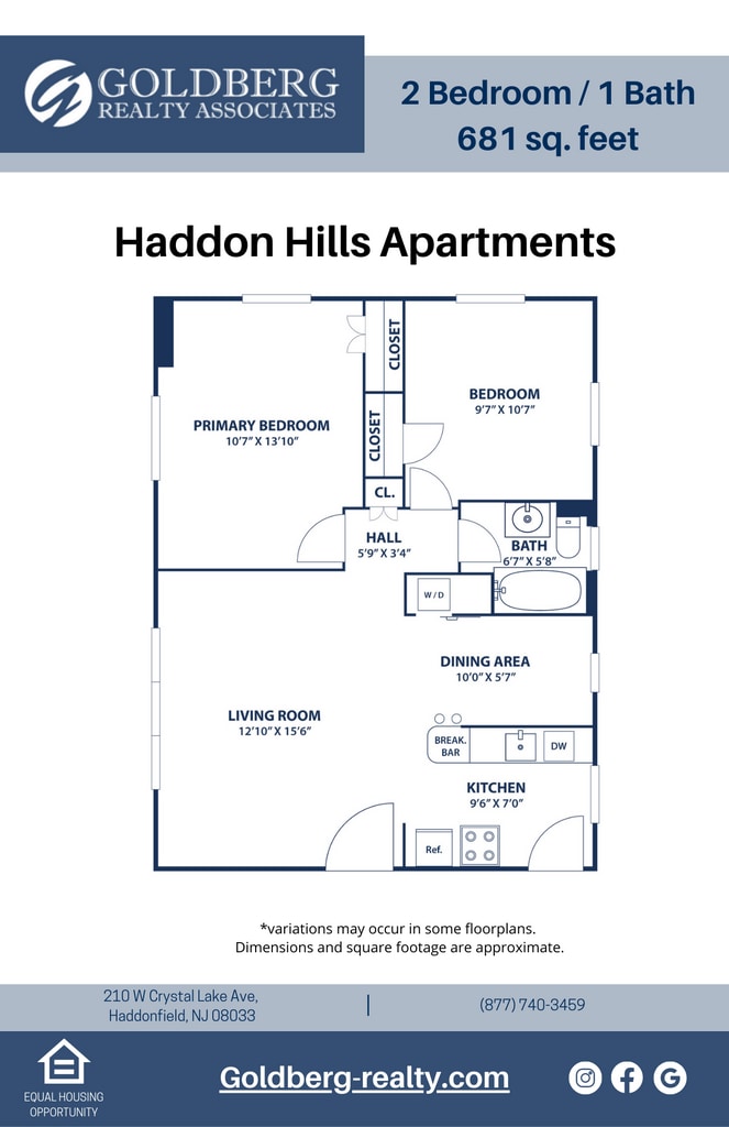 Haddon Hills Apartments in Haddonfield, NJ